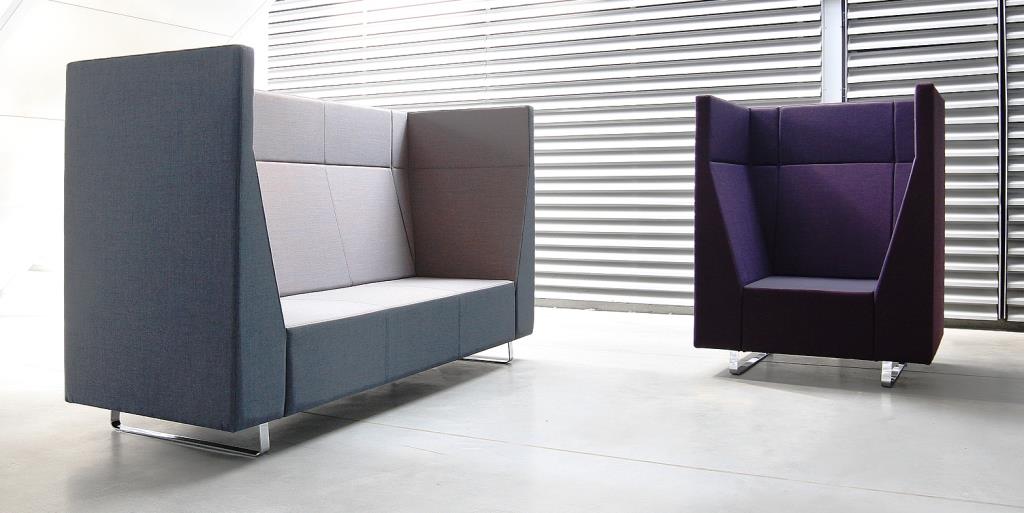 sofy akustyczne z wysokim oparciem fotele